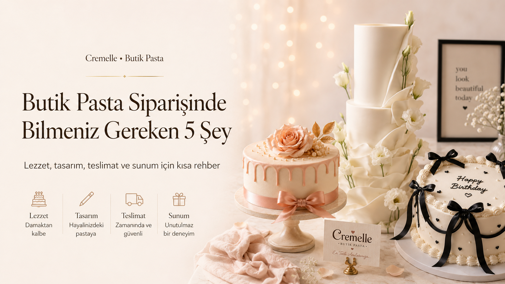 Butik Pasta Siparişi İpuçları